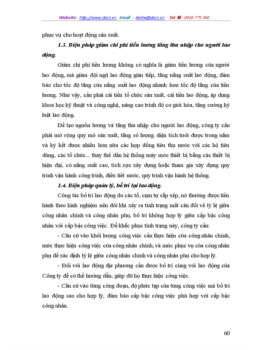 image for page Phương hướng và giải pháp nhằm hoàn thiện công tác quản lý tiền lương và tiền công tại công ty khai thác công trình thủy lợi la khê