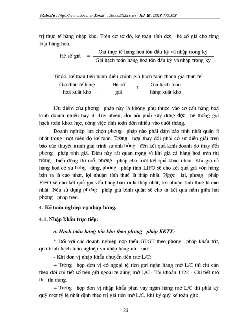 image for page Kế toán lưu chuyển hàng hoá nhập khẩu với việc nâng cao hiệu quả kinh doanh ở Công ty XNK chuyên gia lao động và Kỹ thuật IMS BTM