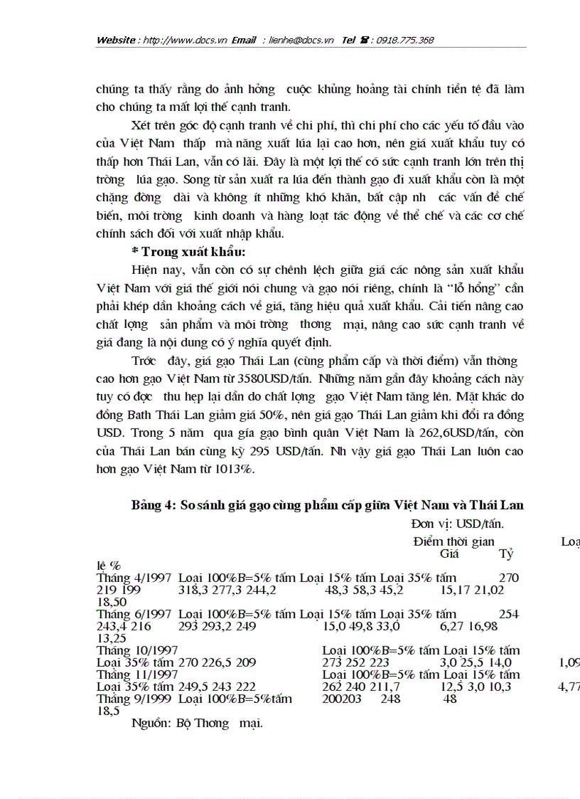 image for page Thực trạng và giải pháp trong hoạt động xuất khẩu 1 số mặt hàng nông sản chủ yếu ở Việt Nam Gạo Cà phê Cao su