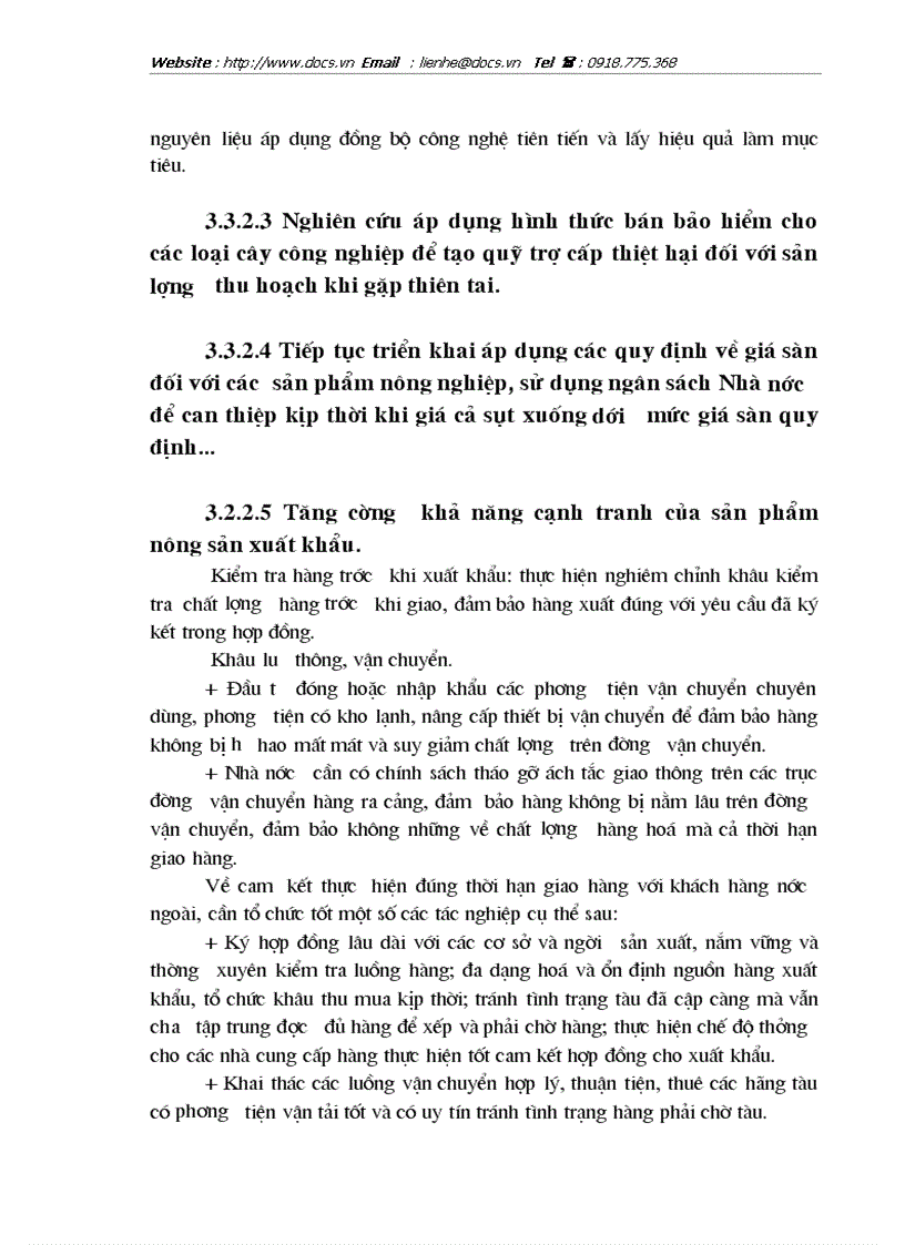 image for page Thực trạng và giải pháp trong hoạt động xuất khẩu 1 số mặt hàng nông sản chủ yếu ở Việt Nam Gạo Cà phê Cao su