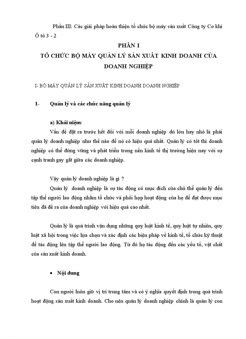 image for page Các giải pháp hoàn thiện tổ chức bộ máy sản xuất công ty cơ khí ô tô 3 2