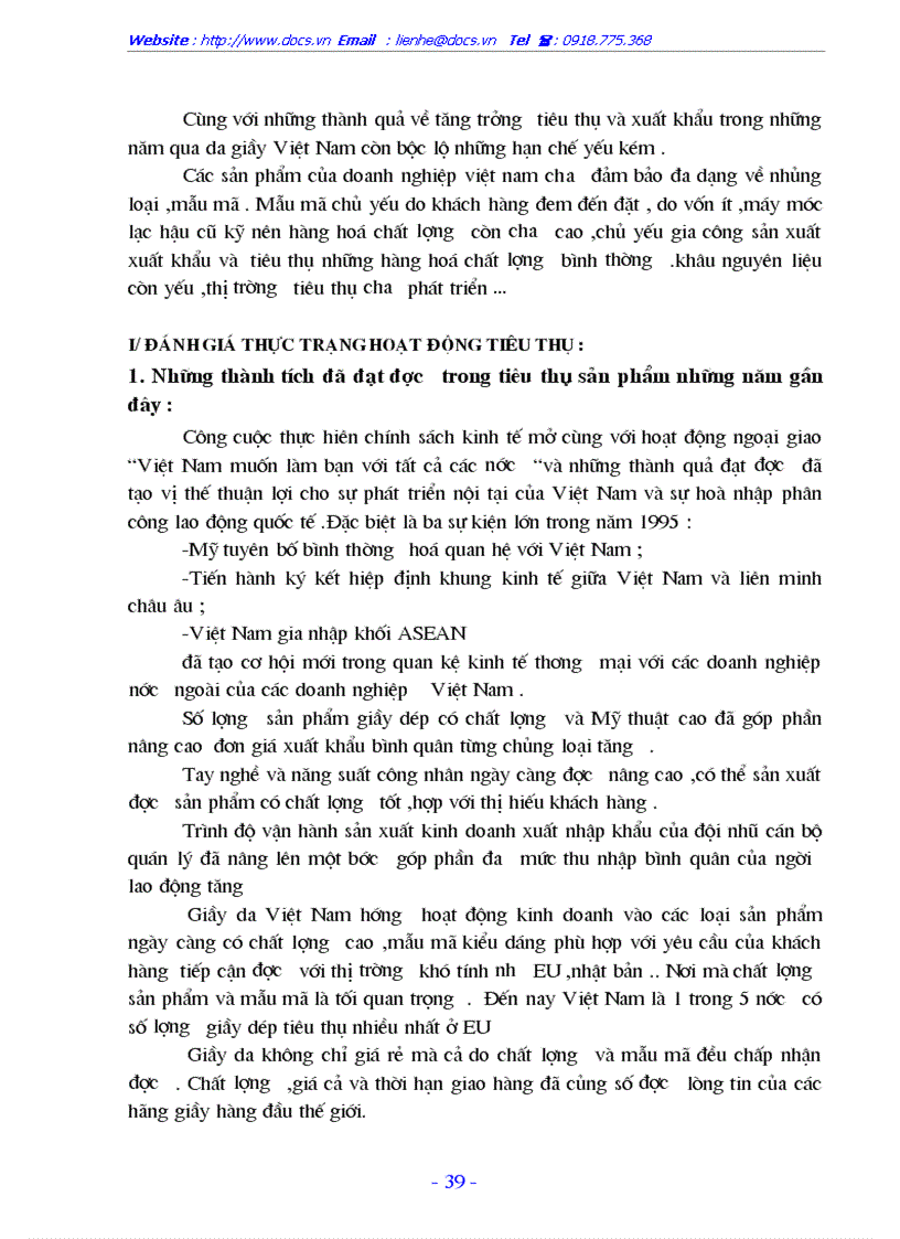 image for page Tiêu thụ sản phẩm Giày da ở Việt Nam hiện nay Thực trạng và giải pháp