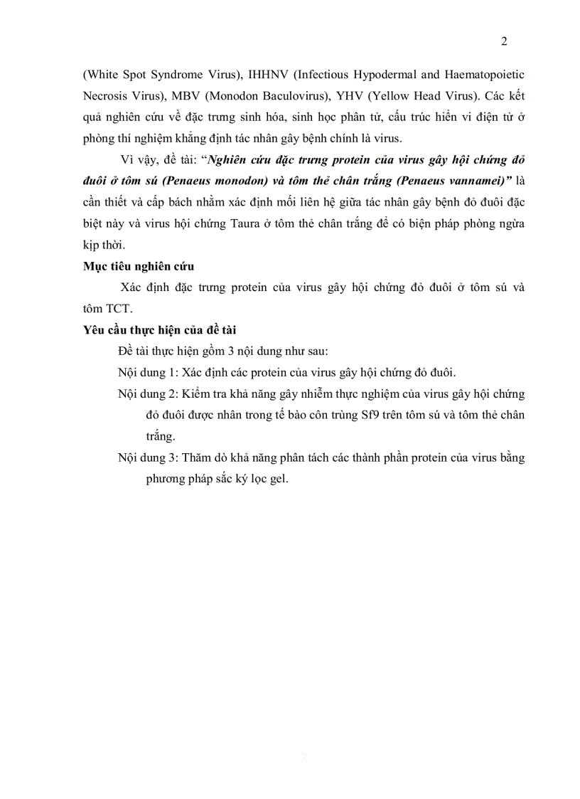 image for page Nghiên cứu đặc trưng protein của virus gây hội chứng đỏ đuôi ở tôm sú và tôm thẻ chân trắng