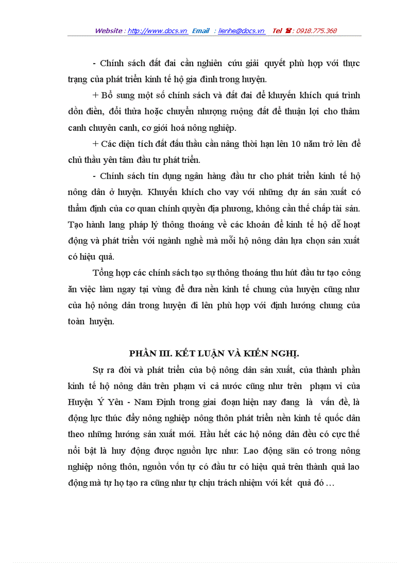 image for page Một số giải pháp phát triển kinh tế hộ nông dân ở huyện ý yên