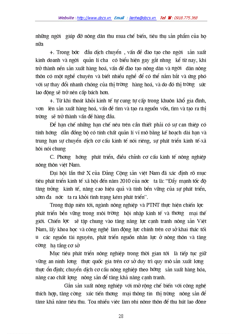 image for page Phương hướng phát triển điều chỉnh cơ cấu kinh tế nông nghiệp nông thôn việt Nam