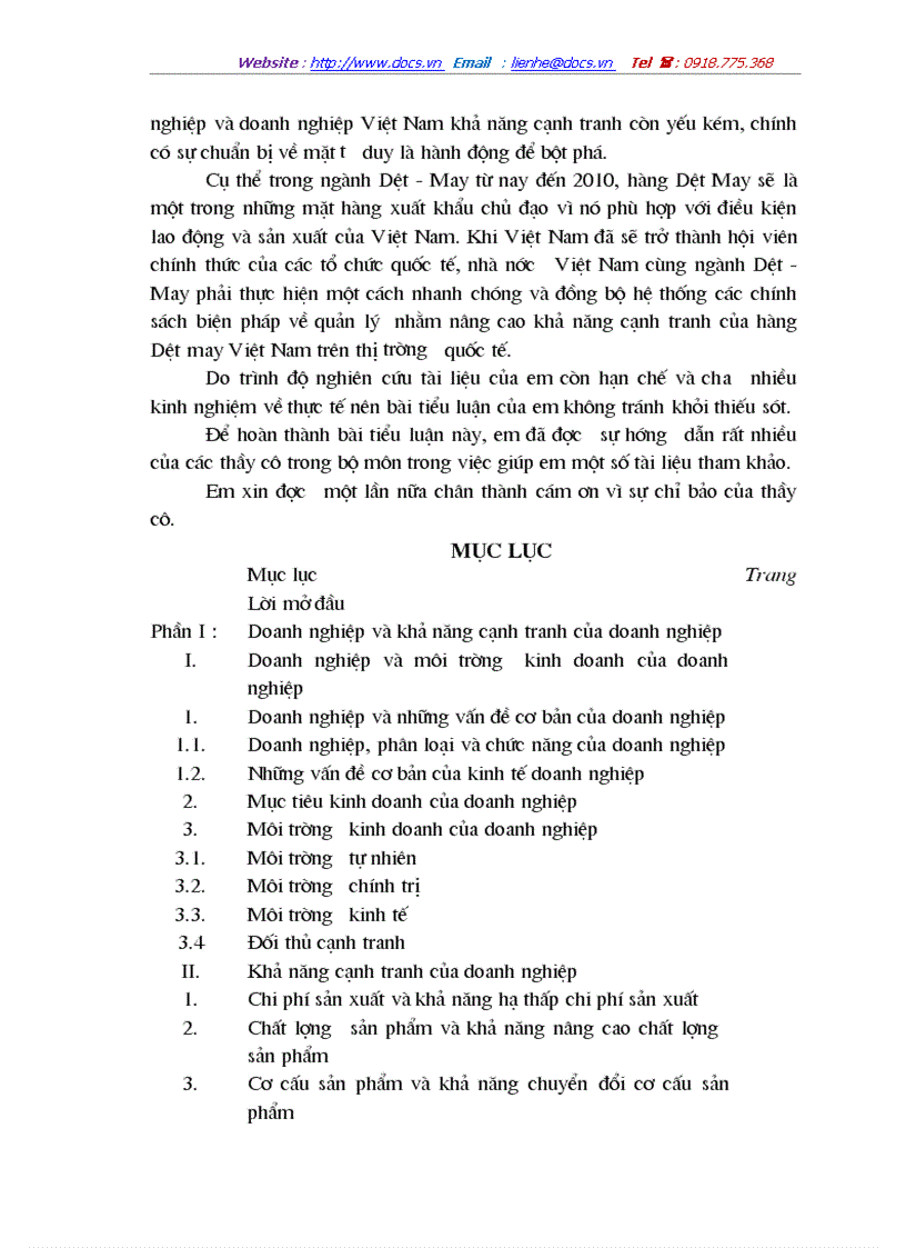 image for page Các biện pháp nâng cao khả năng cạnh trành của ngành Dệt may Việt Nam