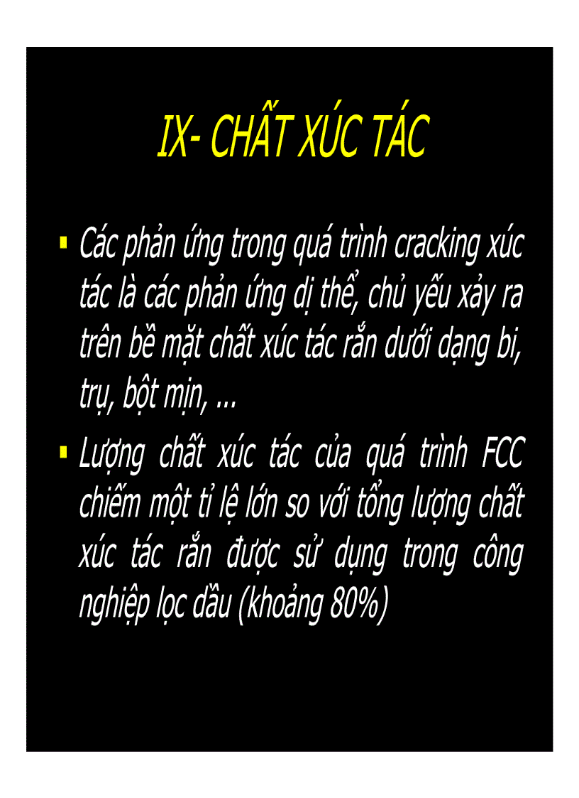 image for page Quá trình cracking xúc tác