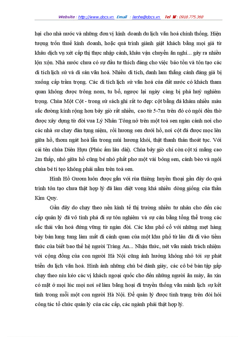 image for page Phát triển du lịch văn hóa trong thời kỳ đẩy mạnh công nghiệp hóa hiện đại hóa