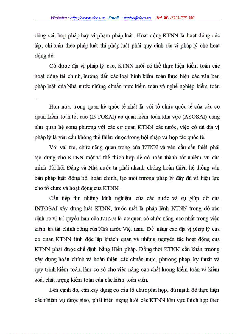 image for page Địa vị pháp lý của cơ quan Kiểm toán Nhà nước Việt nam hiện nay