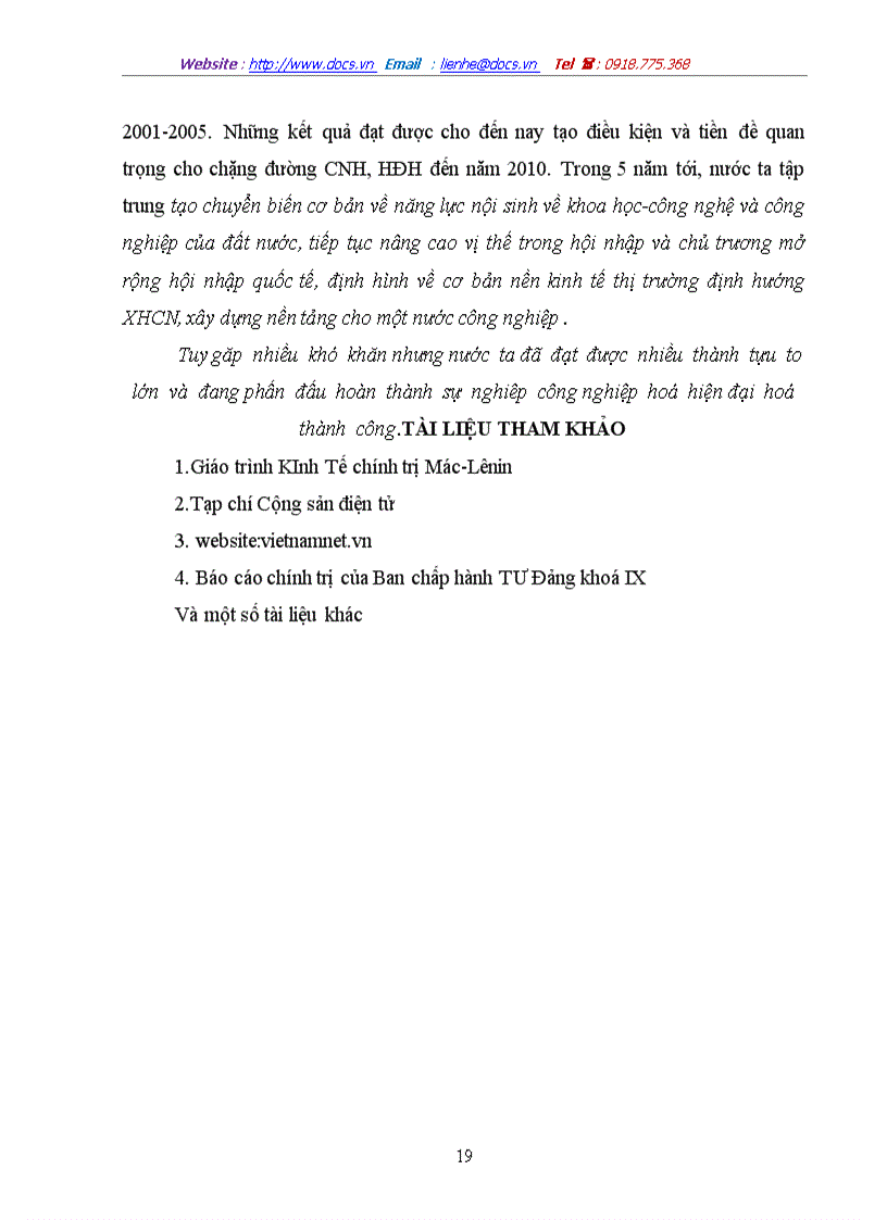 image for page Công nghiệp hoá hiện đại hoá ở việt nam hiện nay