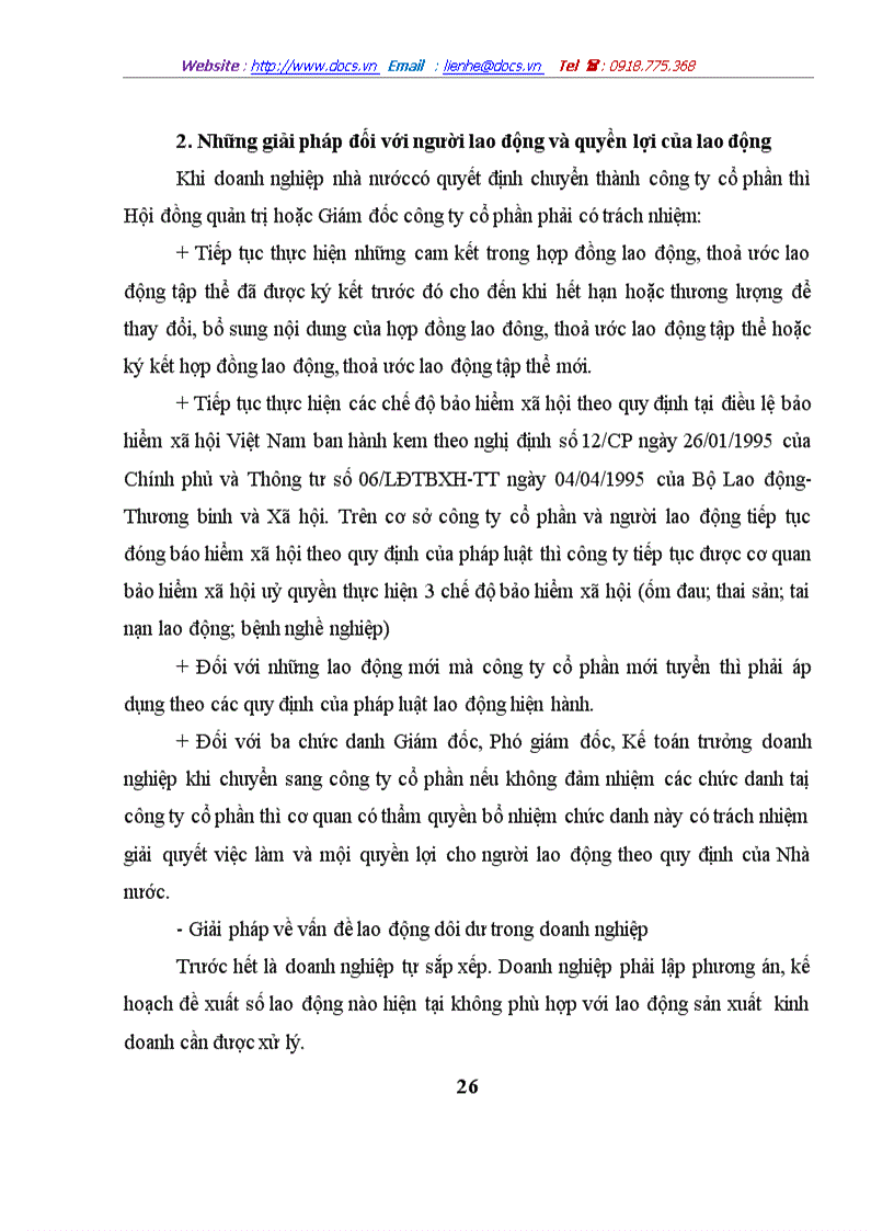 image for page Cổ phần hoá và sự cần thiết phải tiến hành cổ phần hoá ở việt nam