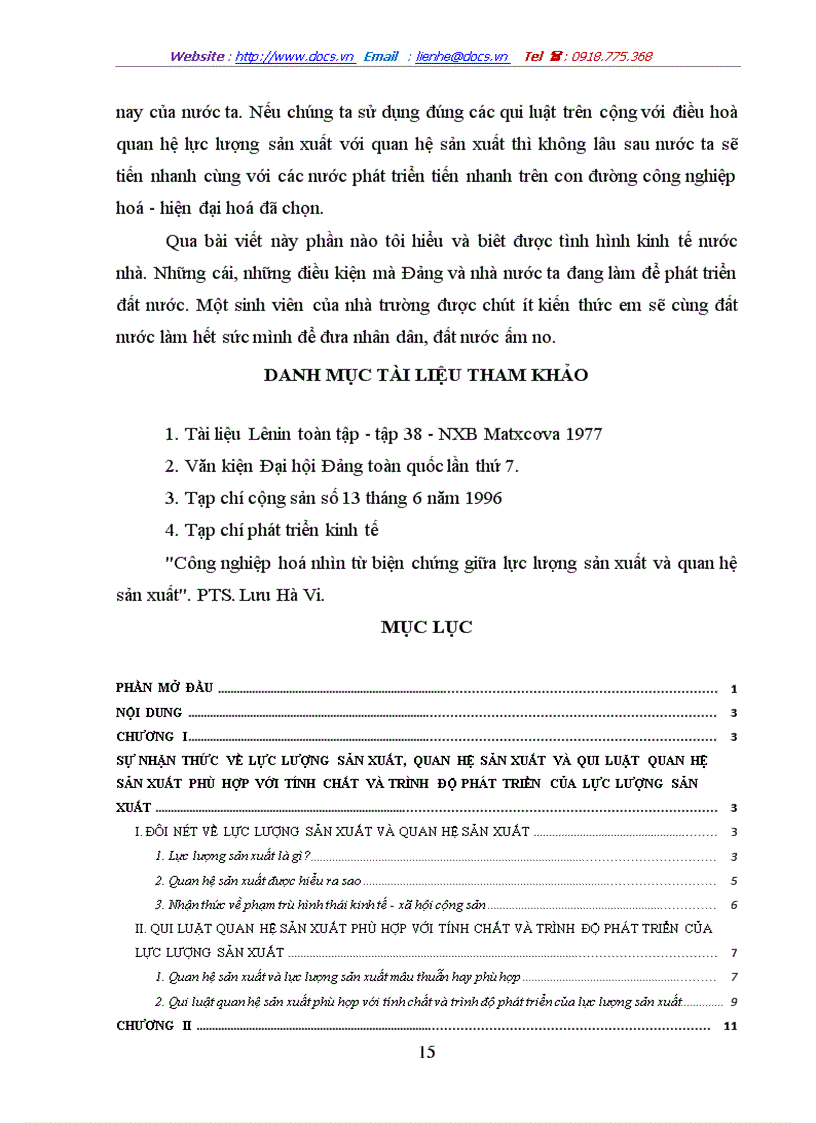 image for page Quy luật về sự phù hợp của quan hệ sản xuất với trình độ phát triển của lực lượng sản xuất và sự nhận thức vận dụng quy luật này ở Việt Nam