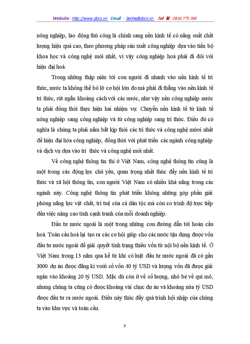 image for page Thực trạng vấn đề đối diện với nền kinh tế tri thức của nước ta Những cơ hội và thách thức