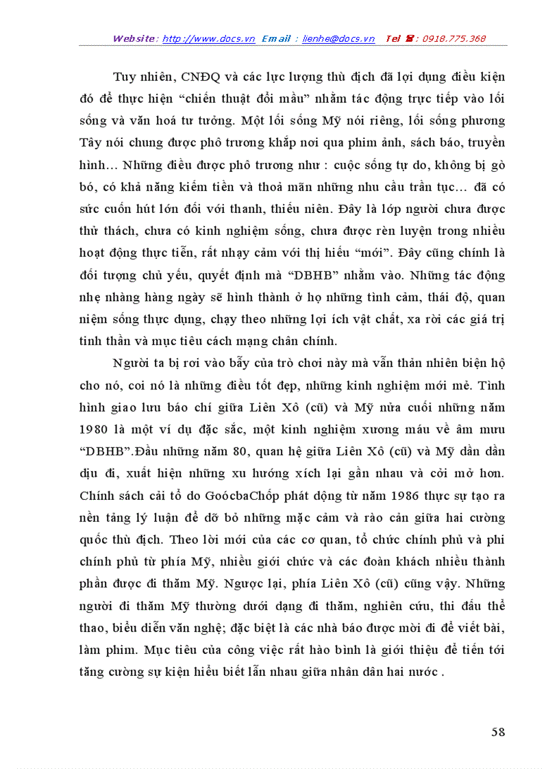 image for page Diễn biến hoà bình của chủ nghĩa đế quốc trên mặt trận văn hoá tư tưởng ở việt nam