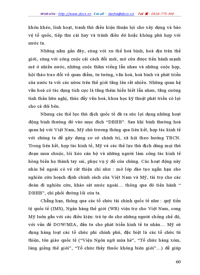 image for page Diễn biến hoà bình của chủ nghĩa đế quốc trên mặt trận văn hoá tư tưởng ở việt nam