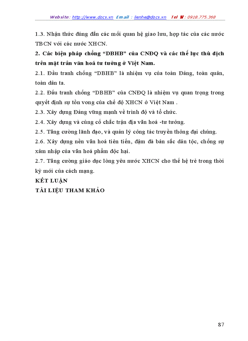 image for page Diễn biến hoà bình của chủ nghĩa đế quốc trên mặt trận văn hoá tư tưởng ở việt nam