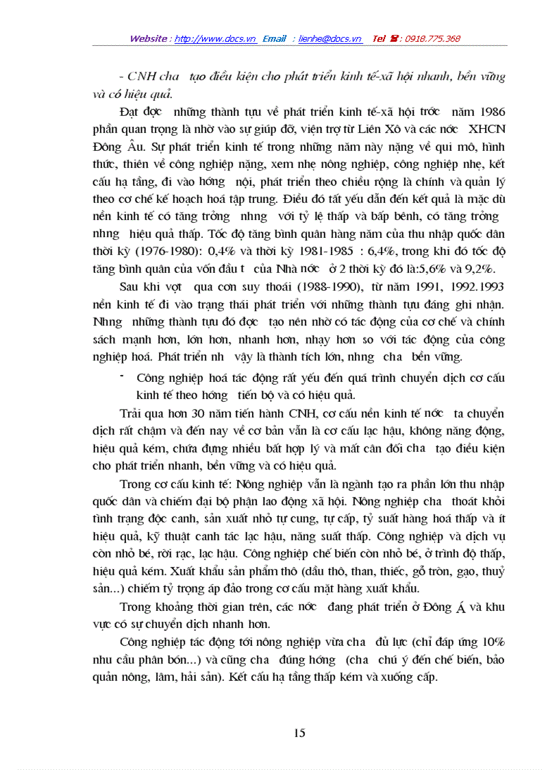 image for page CNH HĐH và vai trò của nó trong sự nghiệp xây dựng chủ nghĩa xã hội ở nước ta