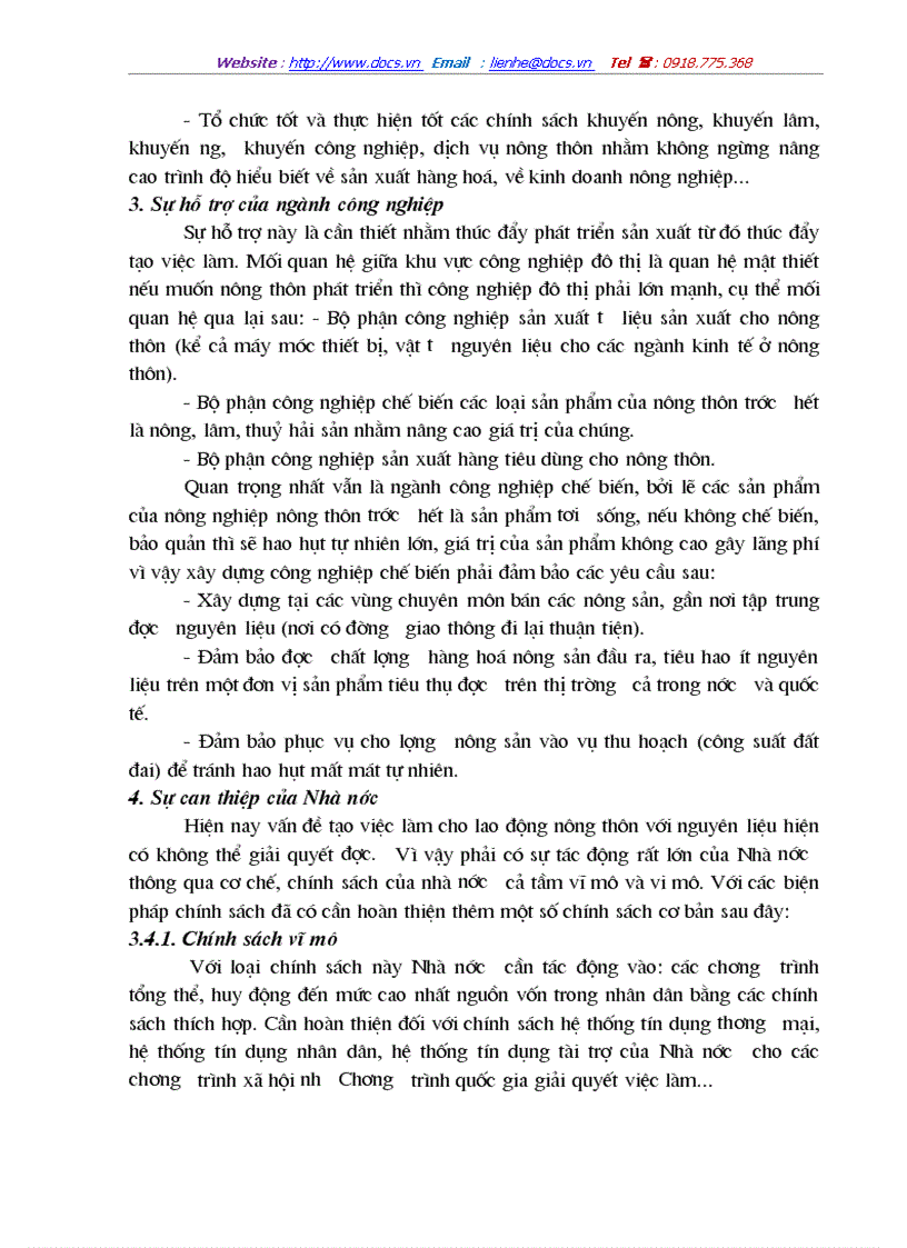 image for page Một số giải pháp tạo việc làm cho lao động nông thôn trong thời kỳ công nghiệp hoá hiện đại hoá ở nước ta