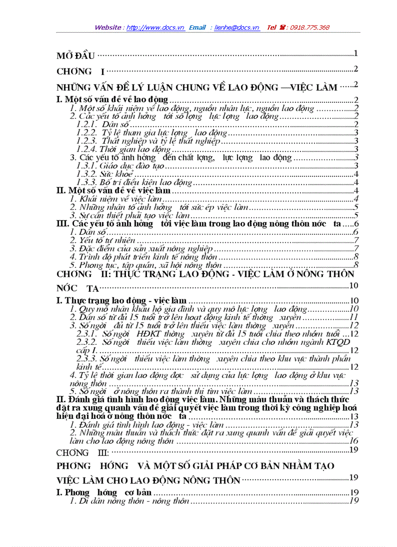 image for page Một số giải pháp tạo việc làm cho lao động nông thôn trong thời kỳ công nghiệp hoá hiện đại hoá ở nước ta