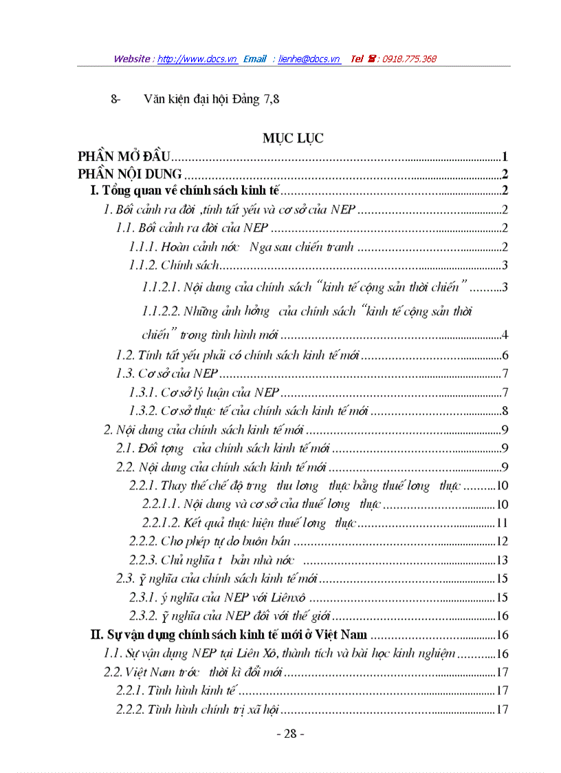 image for page Chính sách kinh tế mới của Lênin và vận dụng nó ở Việt Nam