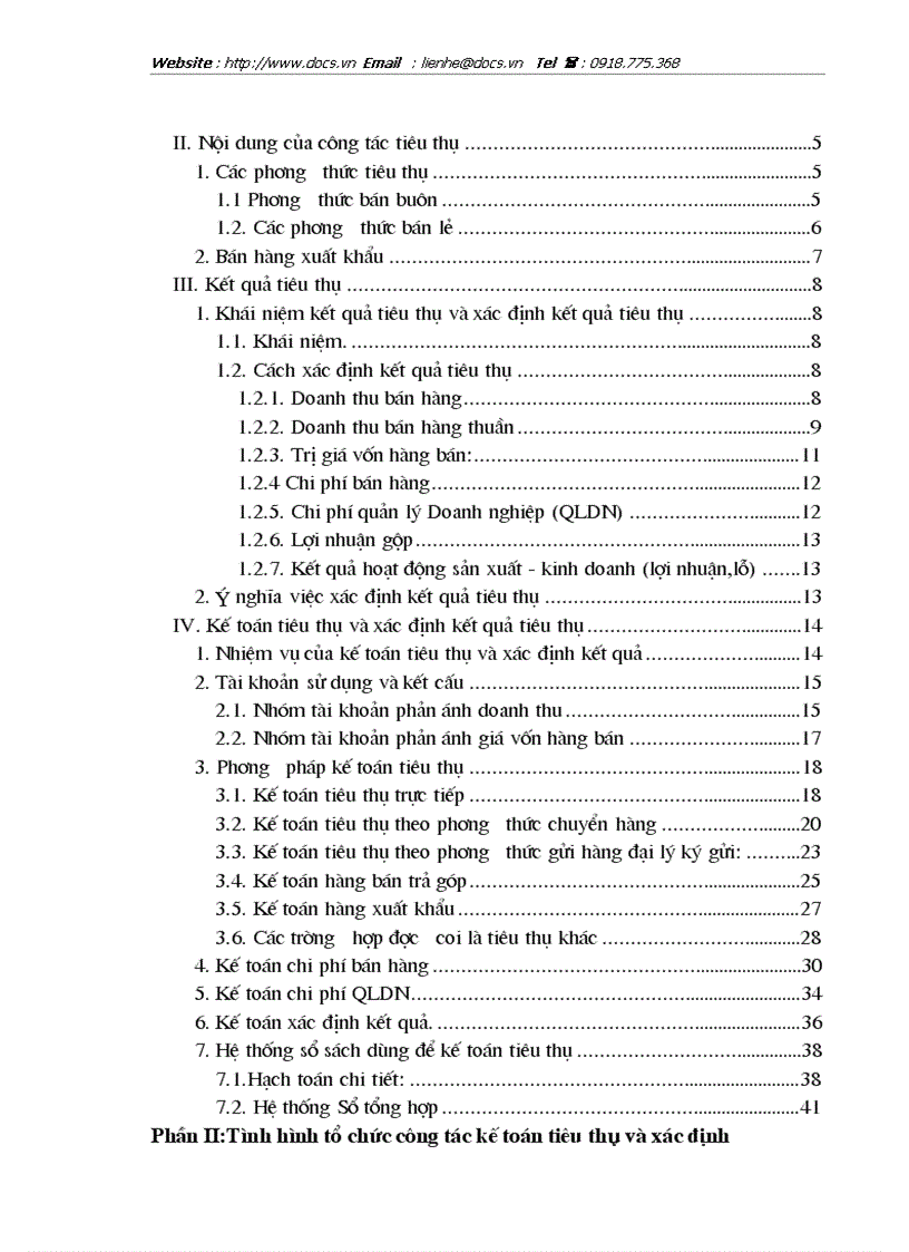 image for page Hoàn thiện công tác kế toán tiêu thụ và xác định kết quả tiêu thụ tại Tổng Công ty XNK và đầu tư IMEXIN