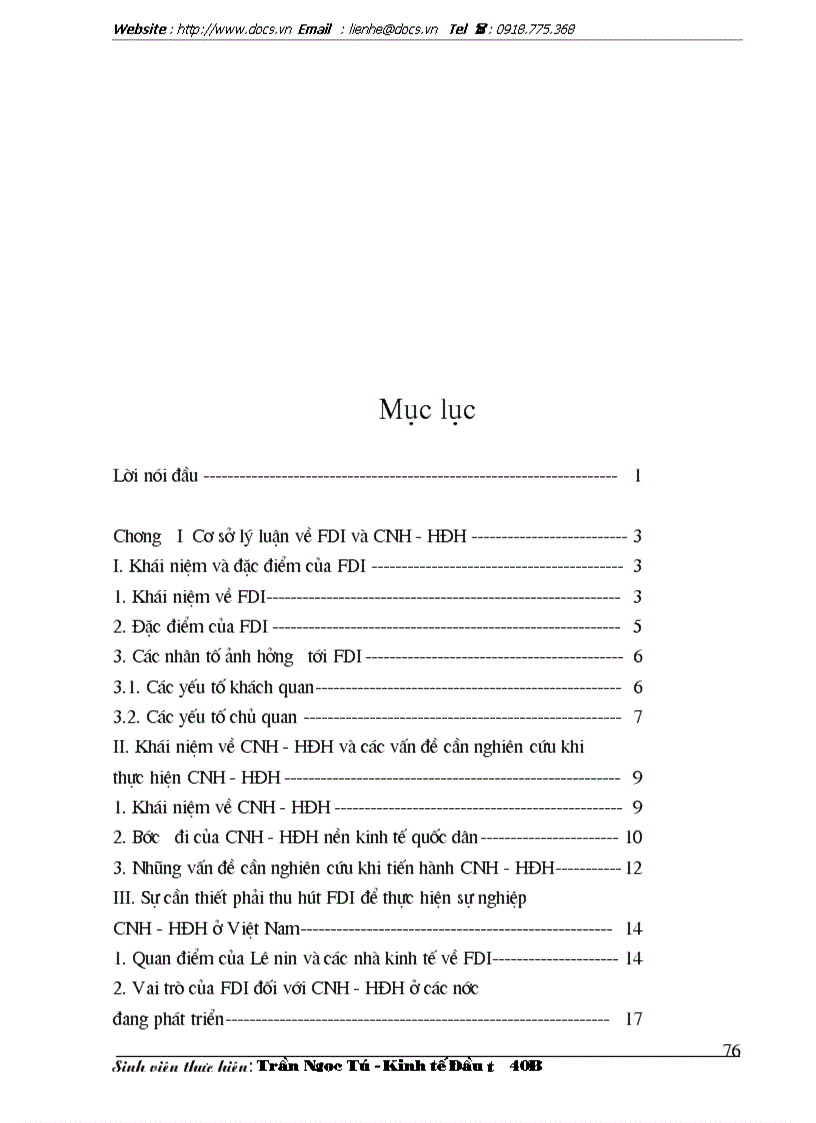 image for page FDI với sự nghiệp CNH HĐH ở nước ta