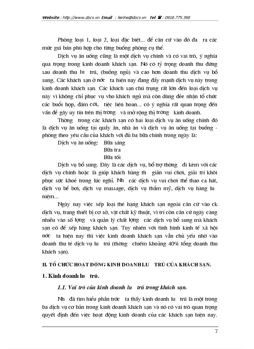 image for page Cơ sở lý luận về hoạt động kinh doanh lưu trú trong kinh doanh khách sạn