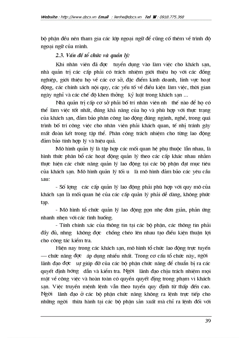 image for page Cơ sở lý luận về hoạt động kinh doanh lưu trú trong kinh doanh khách sạn