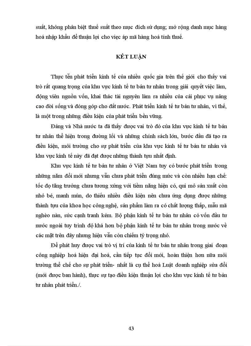 image for page Vai trò thực trạng của kinh tế tư bản tư nhân đánh giá kinh tế tư bản tư nhân và một số phương hướng giải pháp