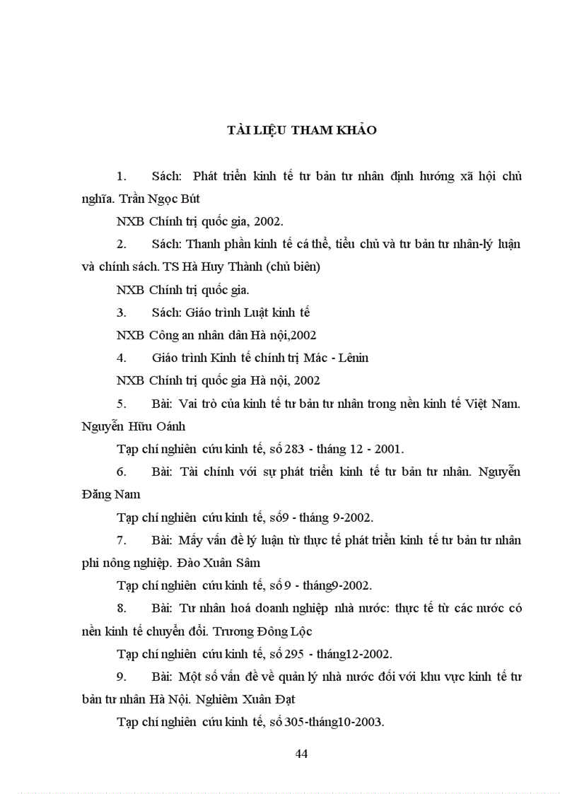 image for page Vai trò thực trạng của kinh tế tư bản tư nhân đánh giá kinh tế tư bản tư nhân và một số phương hướng giải pháp