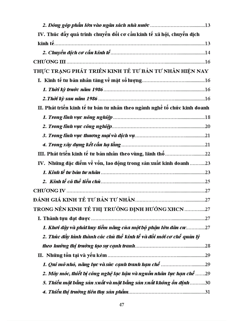 image for page Vai trò thực trạng của kinh tế tư bản tư nhân đánh giá kinh tế tư bản tư nhân và một số phương hướng giải pháp