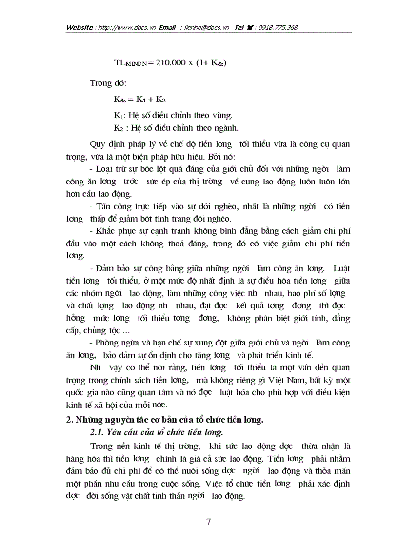 image for page Hoàn thiện các hình thức trả lương tại Công ty dệt Minh Khai Hà Nội