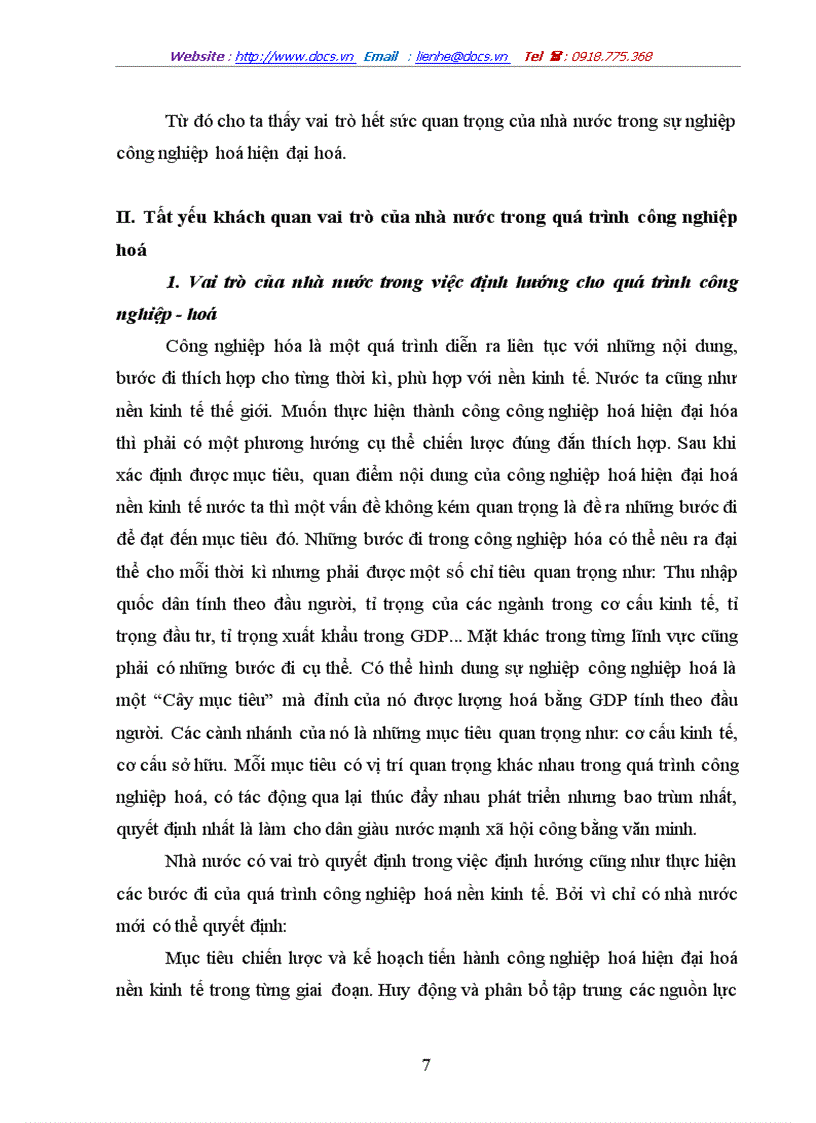 image for page Vai trò của Nhà nước đối với quá trình công nghiệp hoá hiện đại hoá ở nước ta