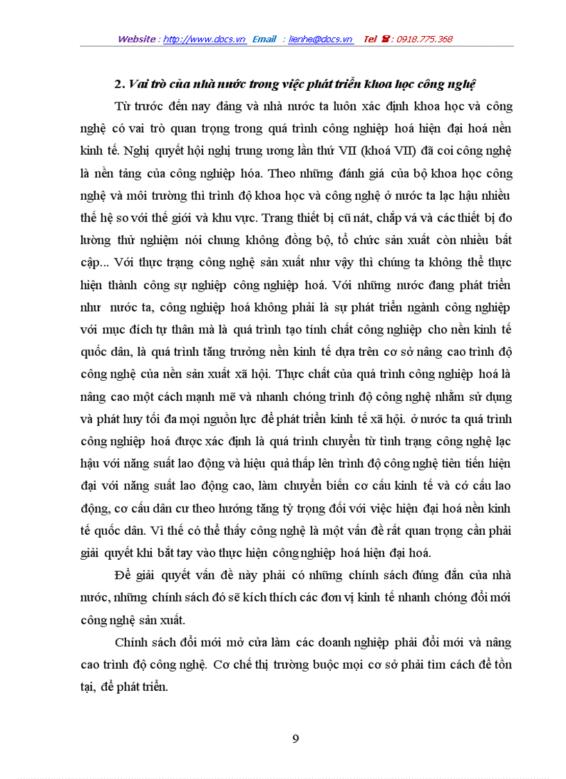 image for page Vai trò của Nhà nước đối với quá trình công nghiệp hoá hiện đại hoá ở nước ta