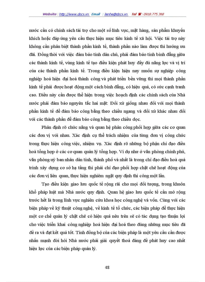 image for page Vai trò của Nhà nước đối với quá trình công nghiệp hoá hiện đại hoá ở nước ta