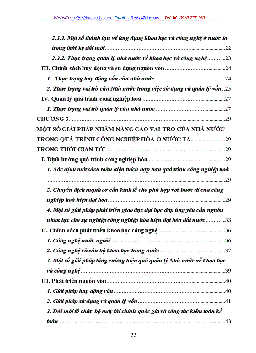 image for page Vai trò của Nhà nước đối với quá trình công nghiệp hoá hiện đại hoá ở nước ta