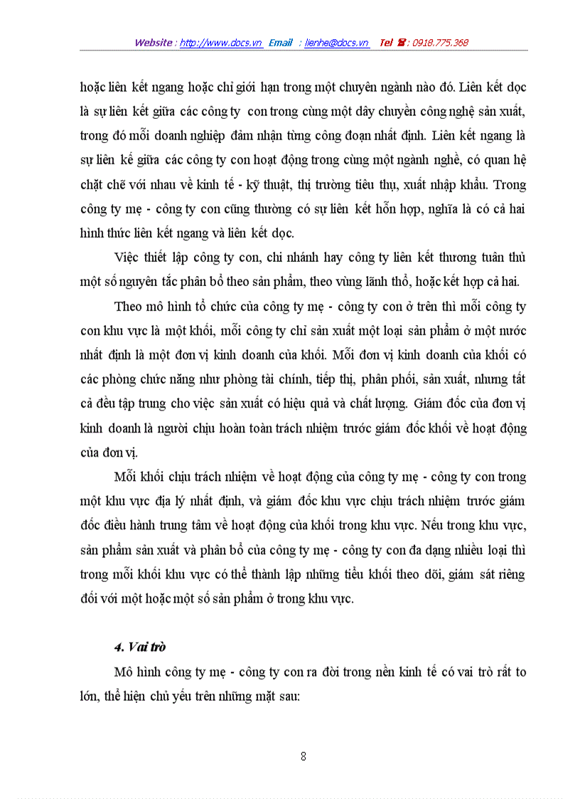 image for page Tính tất yếu khách quan và con đường hình thành công ty mẹ công ty con ở Việt Nam