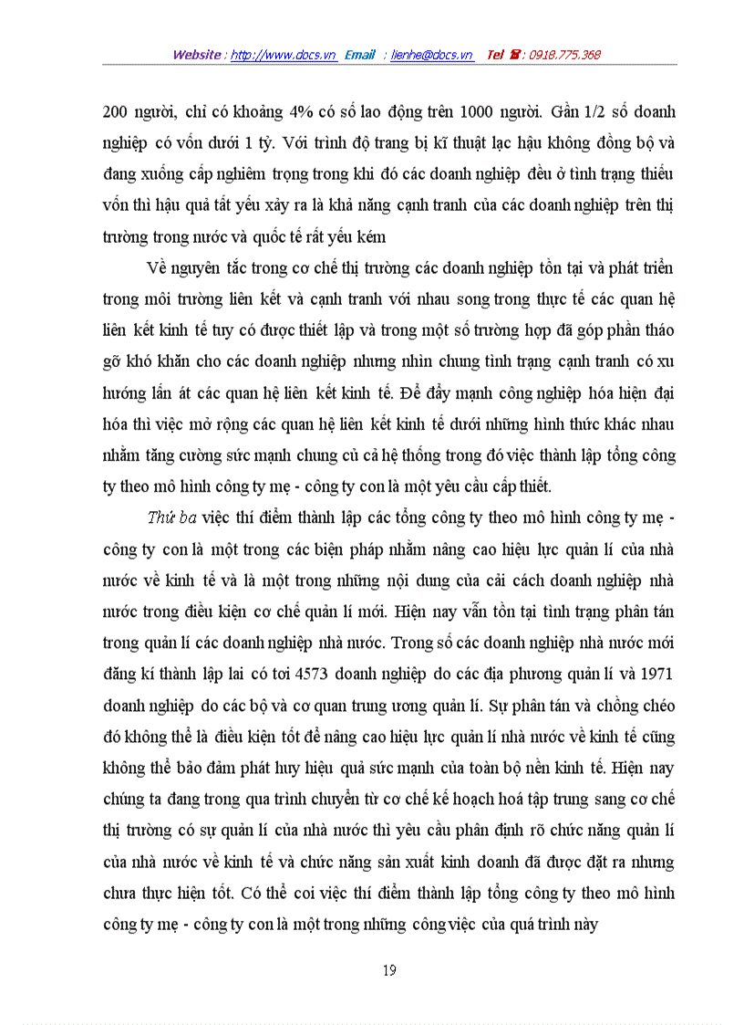 image for page Tính tất yếu khách quan và con đường hình thành công ty mẹ công ty con ở Việt Nam