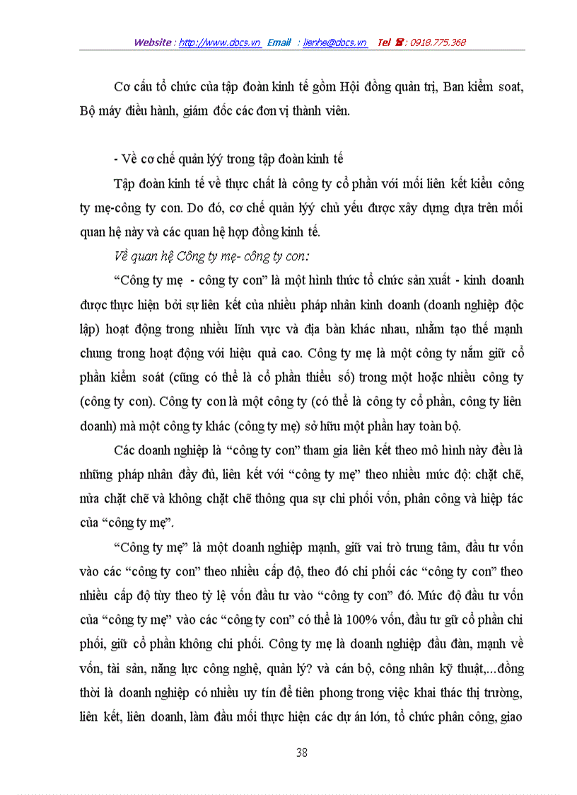 image for page Tính tất yếu khách quan và con đường hình thành công ty mẹ công ty con ở Việt Nam