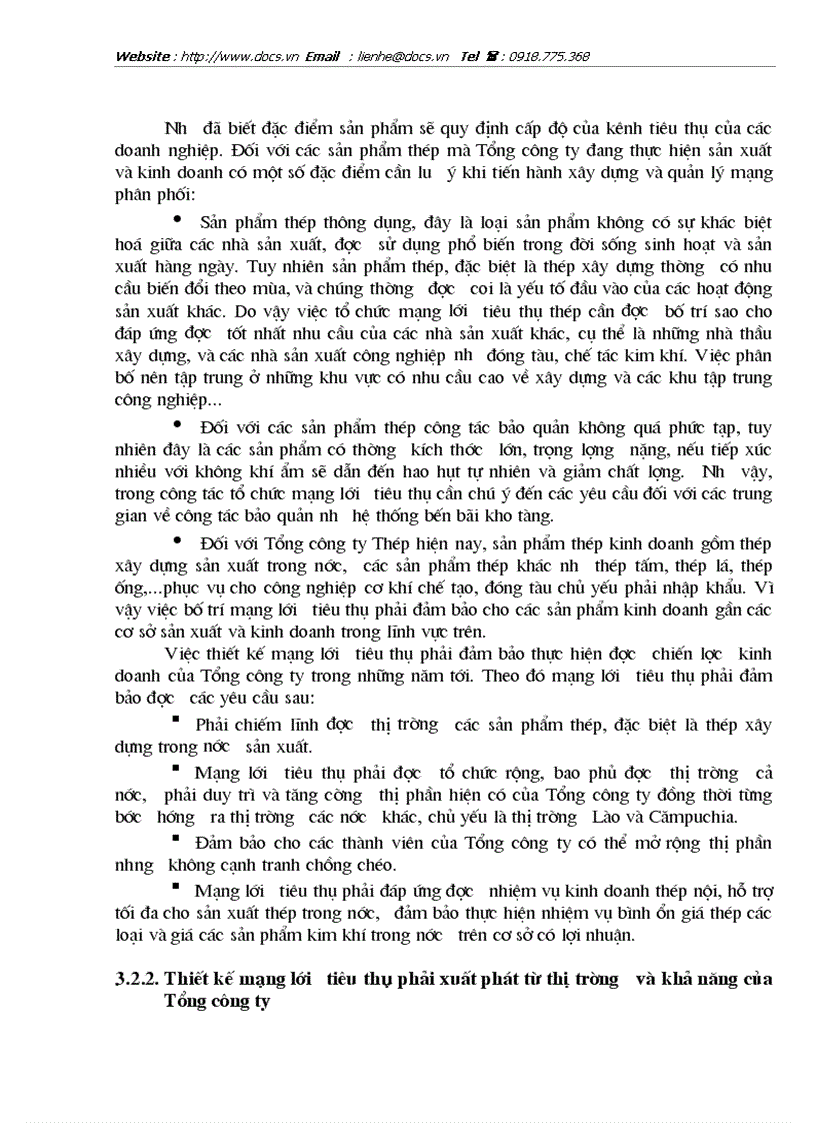 image for page Hoàn thiện mạng lưới tiêu thụ sản phẩm của Tổng Công ty Thép Việt Nam