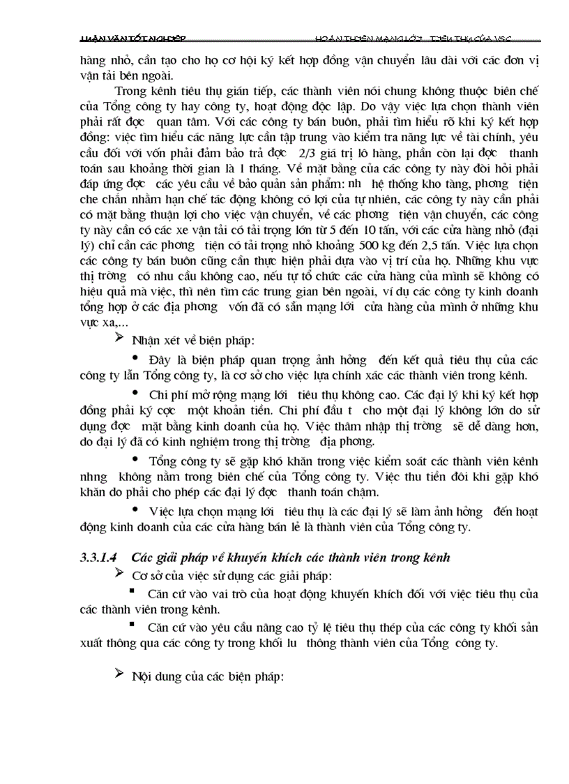 image for page Hoàn thiện mạng lưới tiêu thụ sản phẩm của Tổng Công ty Thép Việt Nam