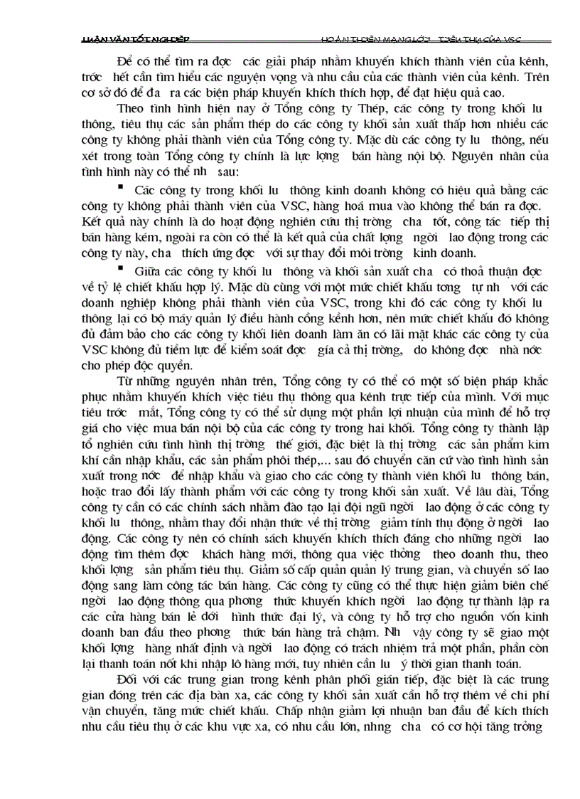 image for page Hoàn thiện mạng lưới tiêu thụ sản phẩm của Tổng Công ty Thép Việt Nam