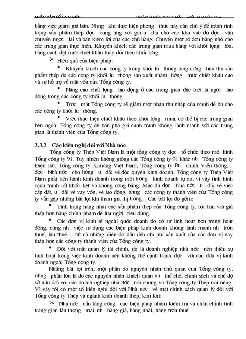 image for page Hoàn thiện mạng lưới tiêu thụ sản phẩm của Tổng Công ty Thép Việt Nam