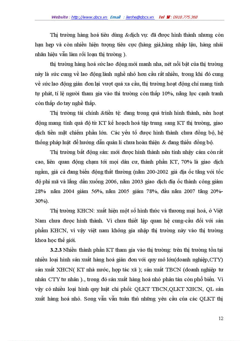 image for page Thực trạng hình thành và phát triển nền kinh tế thị trường ở việt nam