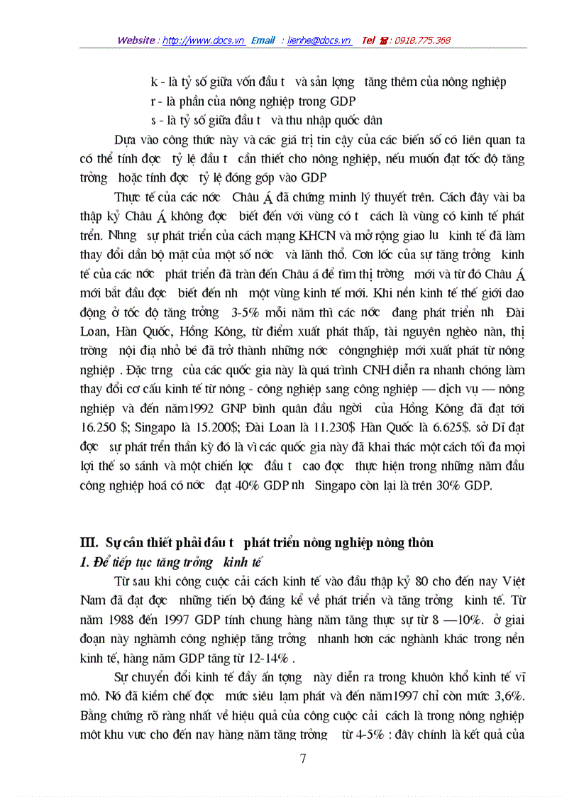 image for page Phương hướng hoàn thiện chính sách đầu tư vốn vào nông nghiệp và nông thôn Việt Nam năm 2001 2005