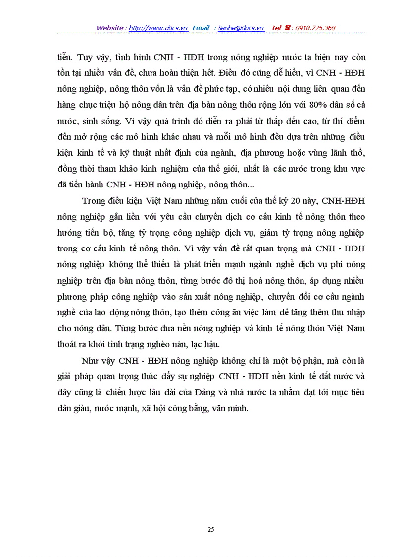 image for page Công nghiệp hóa hiện đại hóa nông nghiệp nông thôn ở nước ta hiện nay