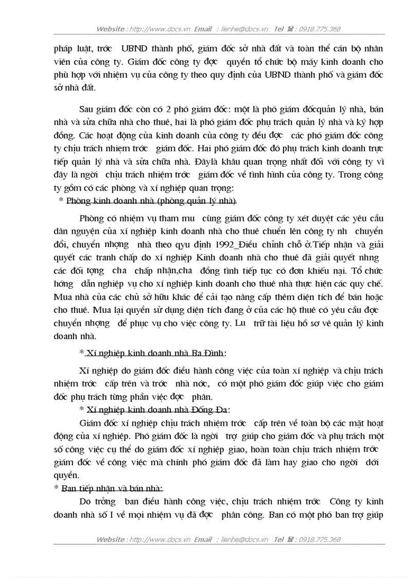 image for page Quản lý tài sản cố định và vốn cố định trong công ty kinh doanh nhà số I sở nhà đất Hà nội