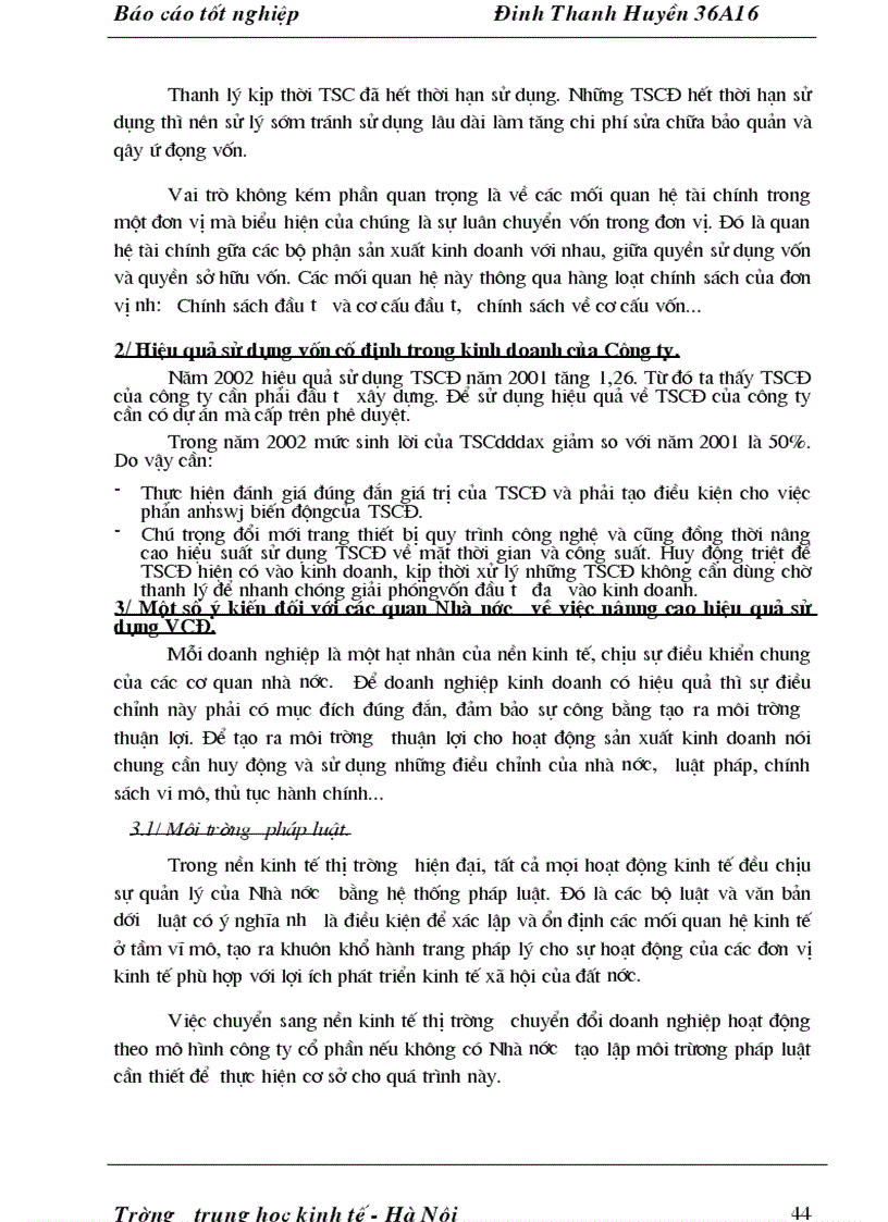 image for page Quản lý tài sản cố định và vốn cố định trong công ty kinh doanh nhà số I sở nhà đất Hà nội