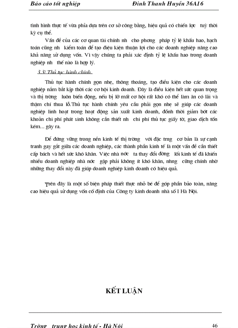 image for page Quản lý tài sản cố định và vốn cố định trong công ty kinh doanh nhà số I sở nhà đất Hà nội