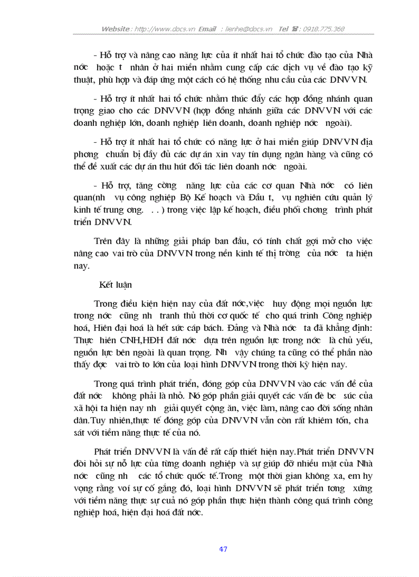 image for page Phát triển doanh nghiệp vừa và nhỏ trong nền kinh tế thị trướng ở Việt Nam